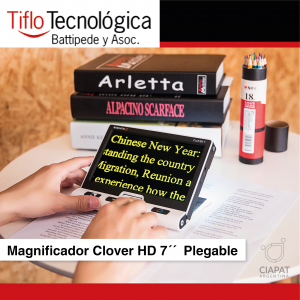 Magnificador Clover HD 7´´  Plegable