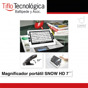 Magnificador portátil SNOW HD 7´´