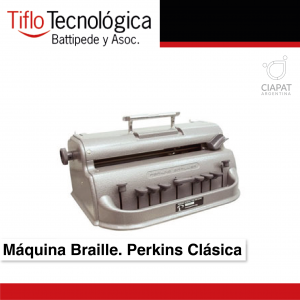 Máquina de escribir Braille mecánica - Perkins Clásica