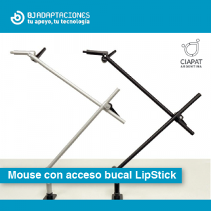 Mouse con acceso bucal LipStick