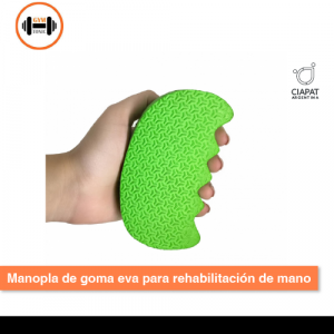 Manopla de goma eva para ejercicios de rehabilitación de mano