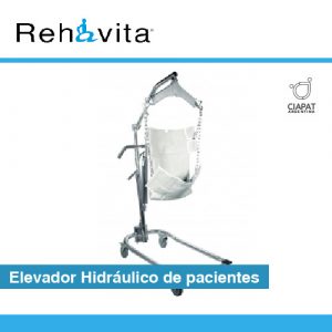 Elevador hidráulico manual de pacientes